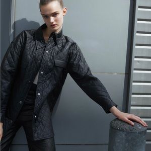 Zara Faux Leather Overshirt